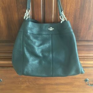 Coach Black Leather Purse